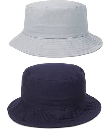 Zacharias - Multi Color Cotton Men's Hat ( Pack of 2 )