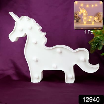 Unicorn Shaped LED Decorative Night Light (1 Pc)