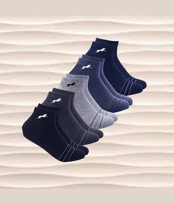 VAMEAR Pack of 5 Men's Cotton Blend Ankle Length Socks ( Multicolor )