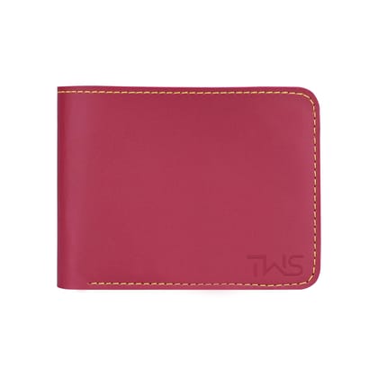 The Wallet Store Vegan Leather Wallet For Men - Red