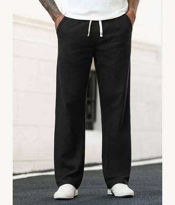 HARPITA Regular Men's Korean Pant - Black ( Pack of 1 )