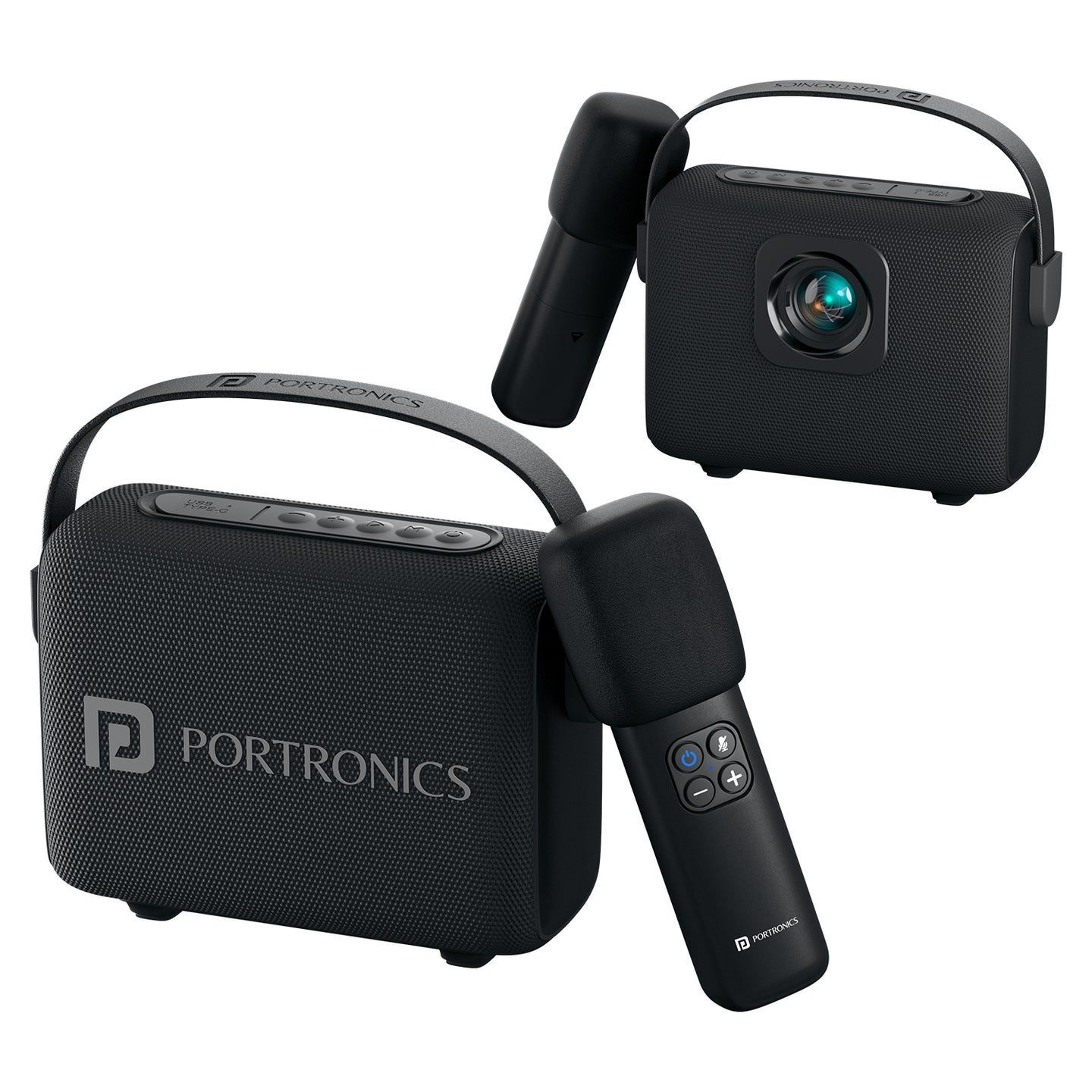 Portronics Resonate 2 14W Bluetooth Speaker, Upto 5 Hour Playtime, LED Projection Light, Type C Fast Charging