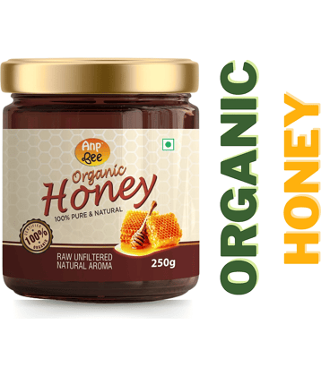 ANP BEE Raw Unpasteurized Honey Certified Organic 250 g