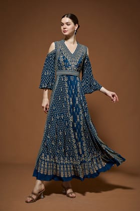 Blue Kaftan-XS