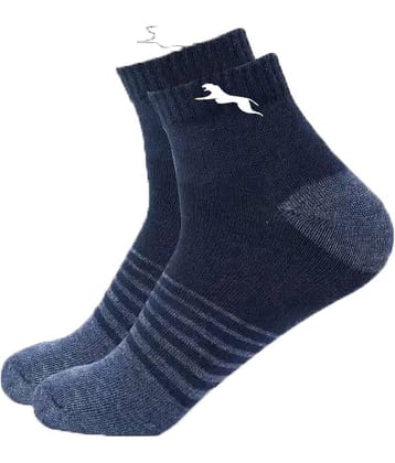 PLIMA Pack of 5 Men's Cotton Blend Ankle Length Socks ( Multicolor )