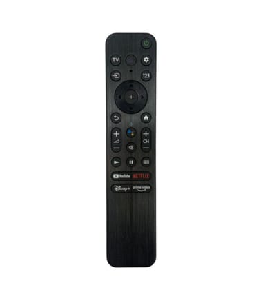 Smart TV Remote No. 1047 with Netflix- Disney- YouTube- Prime Video Functions- Compatible for Sony Smart TV LCD-LED Remote Control (Black)