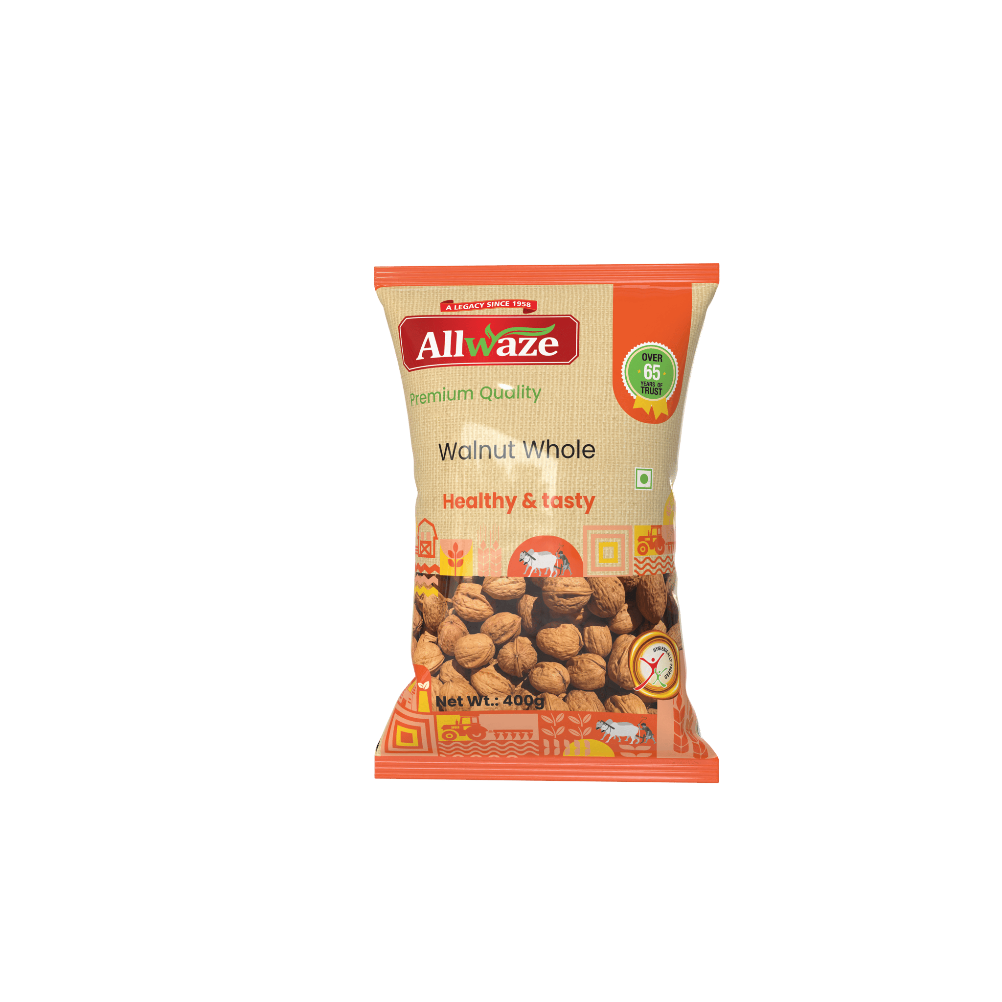 Allwaze Walnut Whole 400gram