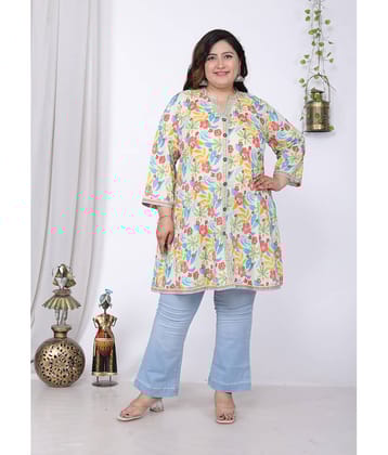 Swasti Women's Cotton Tunic ( White )