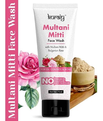 KURAIY - Multani Mitti For Tanning & Pigmentation Face Wash (75 ml)