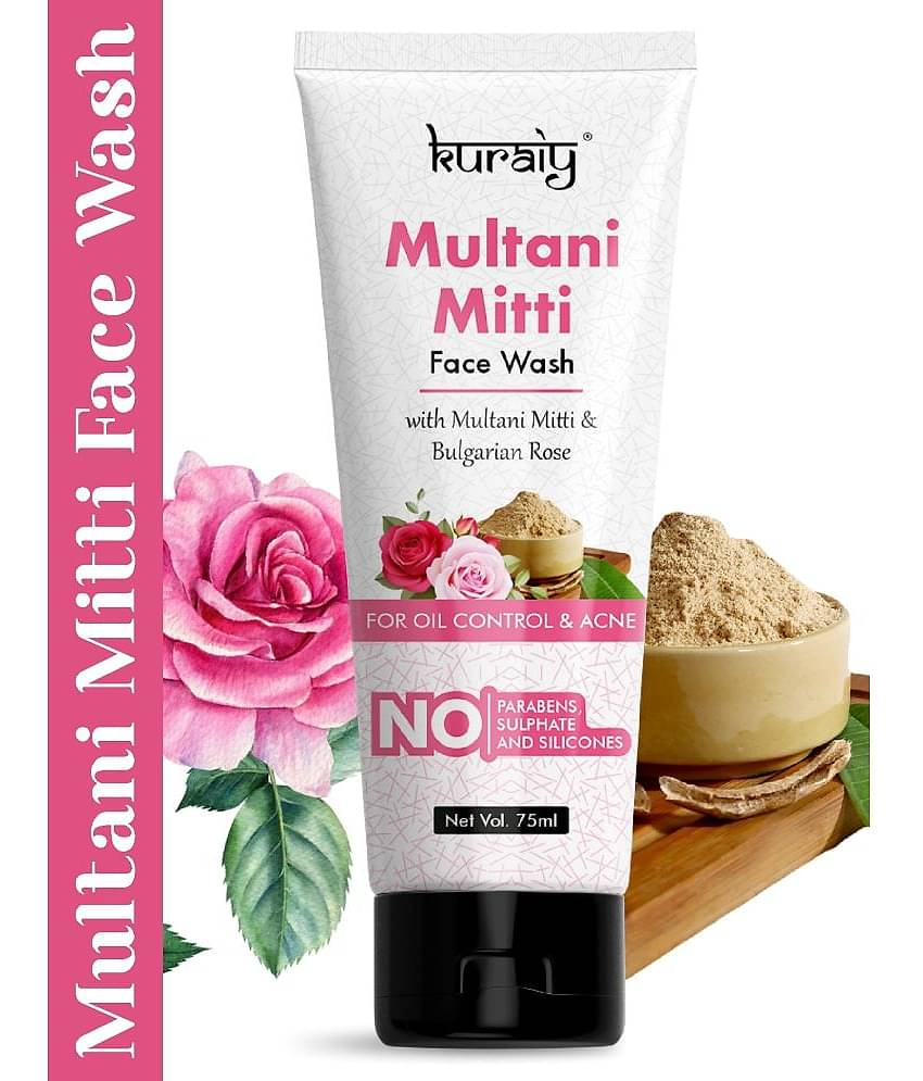 KURAIY - Multani Mitti For Tanning & Pigmentation Face Wash (75 ml)