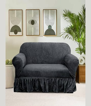 Cortina 1 Seater Polyester Sofa Cover ( Pack of 1 )