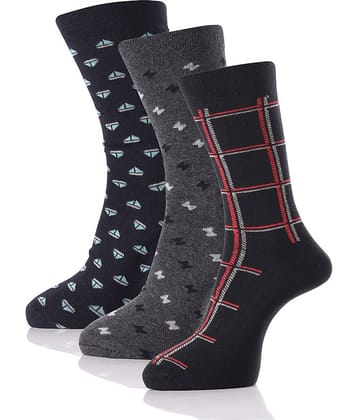 RC. ROYAL CLASS Cotton Full Length Socks Pack of 3
