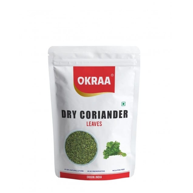OKraa Dry Coriander Leaves - 100g