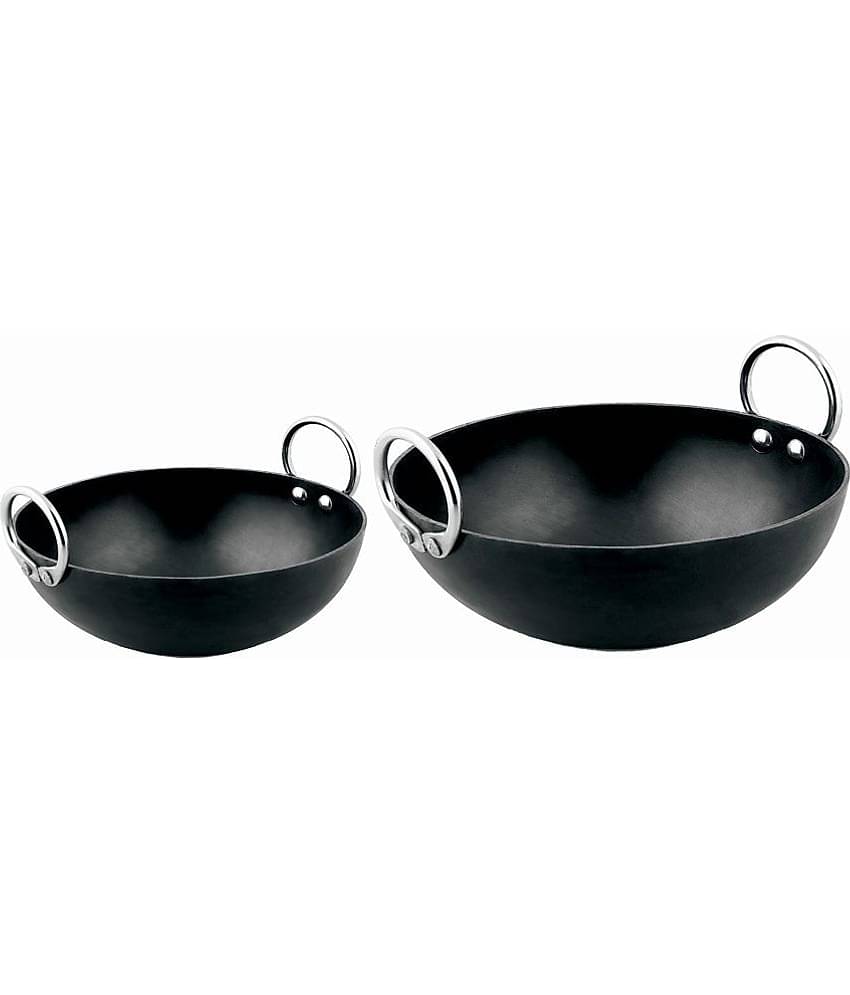 Veer - Iron Non coated Deep Kadhai 1750 ml