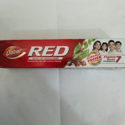 Dabur Red Paste for teeth & gums Fights 7 Dental problems 
