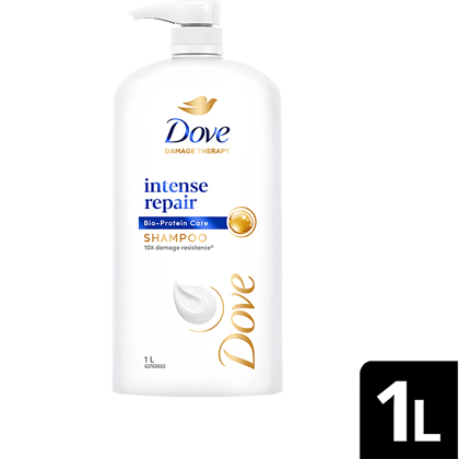 Dove Damage Therapy Intense Repair Shampoo, 1 L