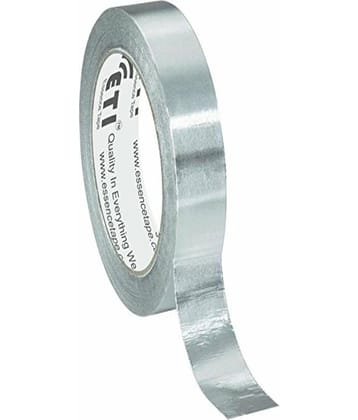 ETI-ALUMINIUM FOIL ADHESIVE TAPE 24mm X 20 Mtr (Pack of 1)
