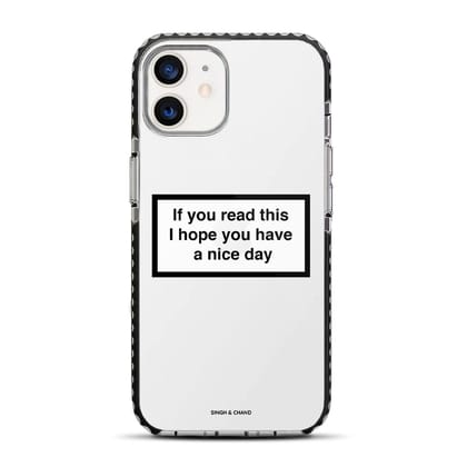 Have a nice day iPhone 12 Mini Stride Phone Case-Stride