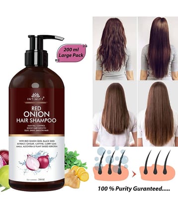 Intimify Red Onion Hair Shampoo for Hair Growth Nourishment and Thick & Strong Hair Shampoo 200 mL