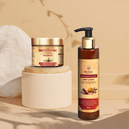 Kumkumadi Sun Shield & Kumkumadi Sunshield Body Lotion