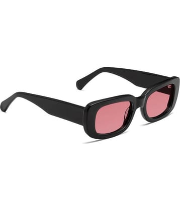Elligator Black Oversized Sunglasses ( Pack of 1 )