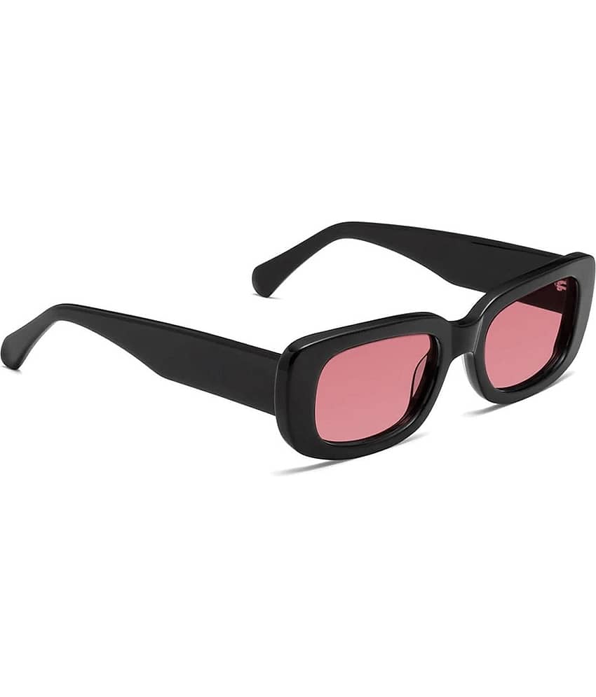 Elligator Black Oversized Sunglasses ( Pack of 1 )