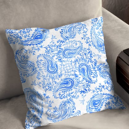 Solitude of Paisley Cushion-Canvas Cushion / 16x16 / without