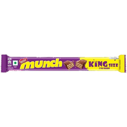 Nestle Munch King Size Choco Coated Wafer Bar, 17.4 g