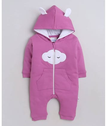 BUMZEE - White Cotton Rompers For Baby Girl ( Pack of 1 )