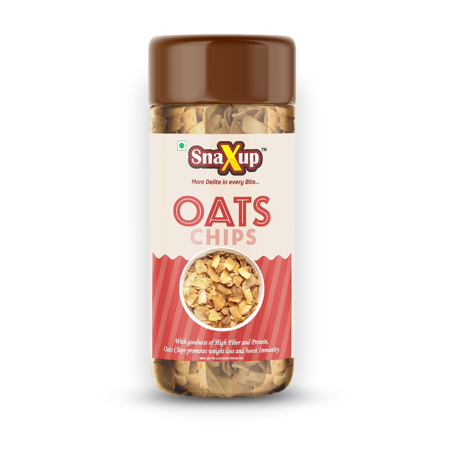SnaXup Oats Chips 80Gm