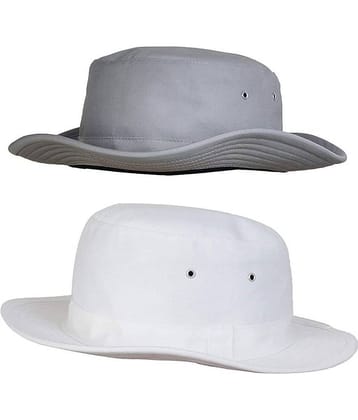 Zacharias Gray Plain Cotton Hats