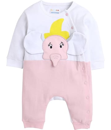 BUMZEE Baby Girls Hoisery Bodysuit ( Off White )
