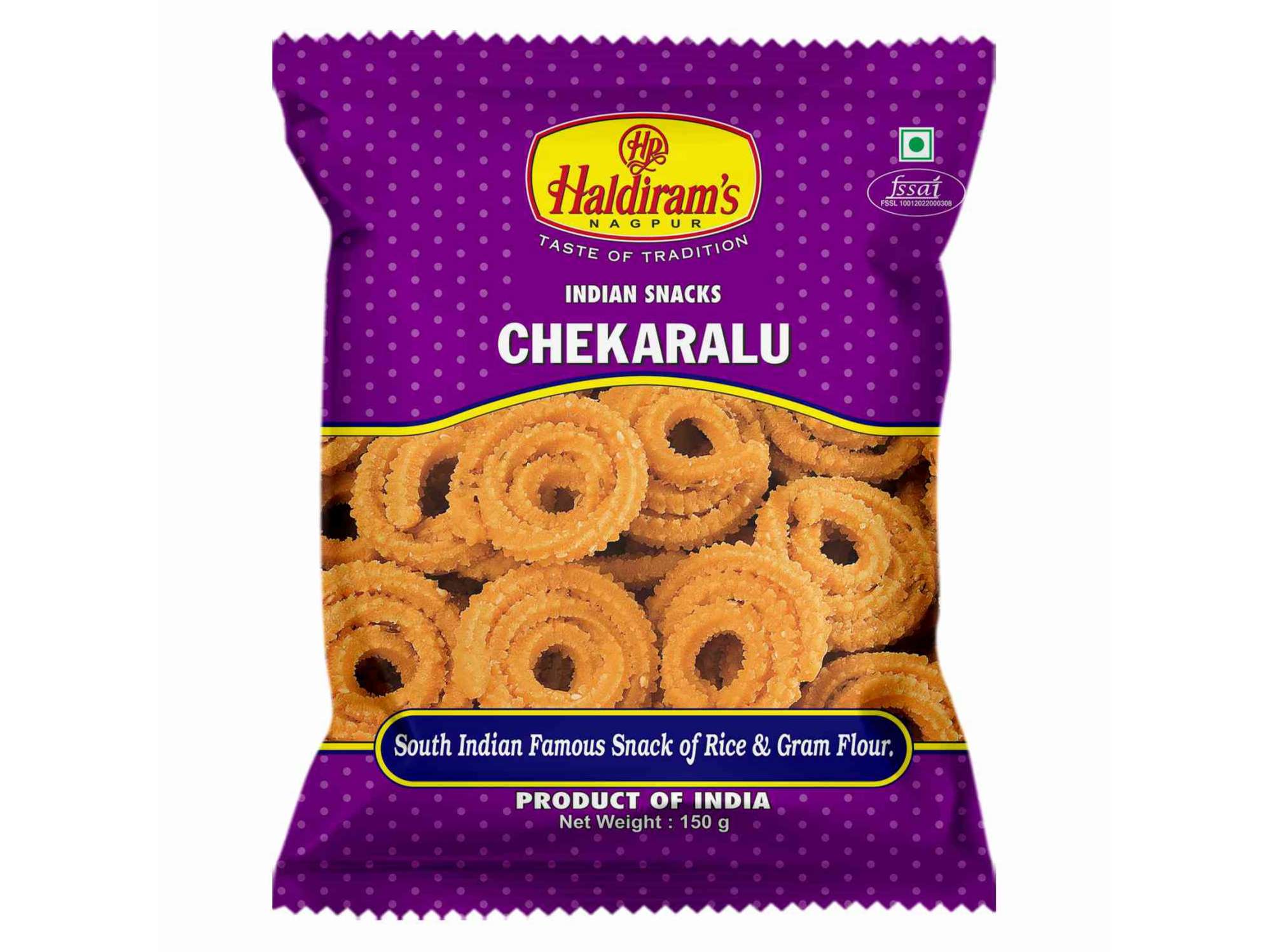 Haldiram's Chekaralu Namkeen - 150 gm