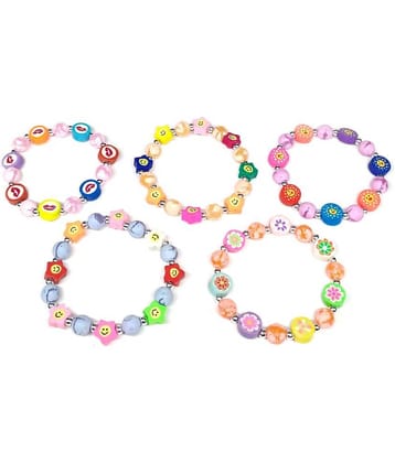 DAIVYA WELLNESS - Multicolor Bracelet ( Pack of 5 )