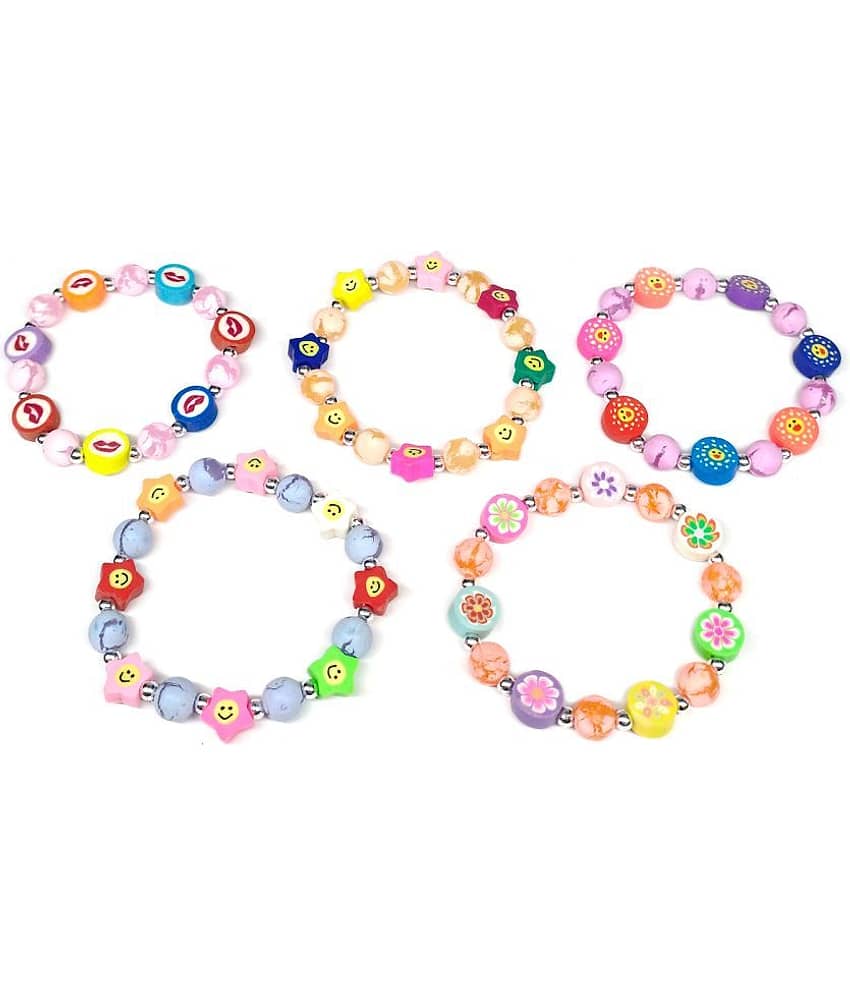 DAIVYA WELLNESS - Multicolor Bracelet ( Pack of 5 )