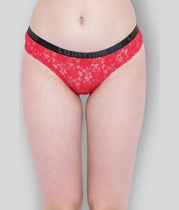 La Intimo Nylon Women's Briefs ( Red )