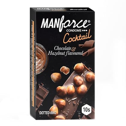 MANFORCE CONDOMS(CHOCOLATE+HAZELNUT)10S