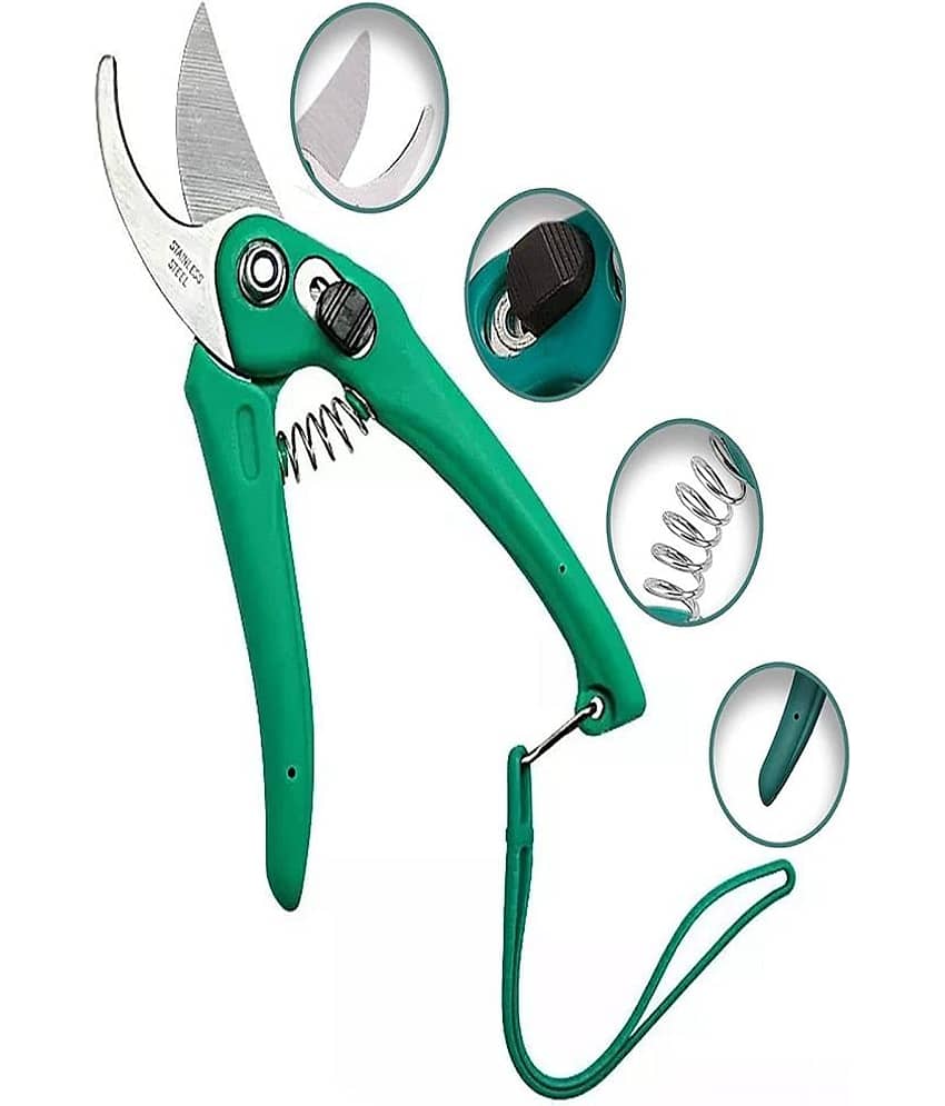 Gardening Tool  size 7 inch.Set Stainless Steel Garden Pruner/Scissors, Pruning Seeds, Flower Cutter and Grass Cutter,
