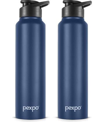 Pexpo Sports and Hiking Stainless Steel Chromo Pink Fridge Water Bottle 750ml mL ( Set of 1 )