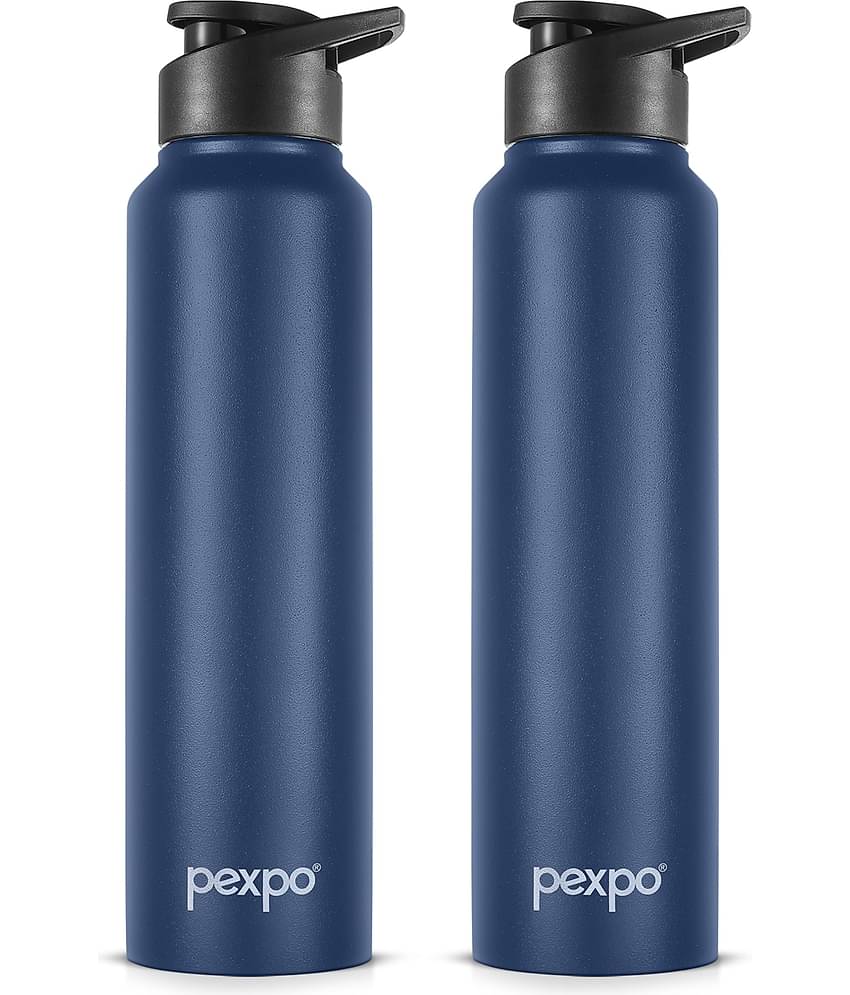 Pexpo Sports and Hiking Stainless Steel Chromo Pink Fridge Water Bottle 750ml mL ( Set of 1 )