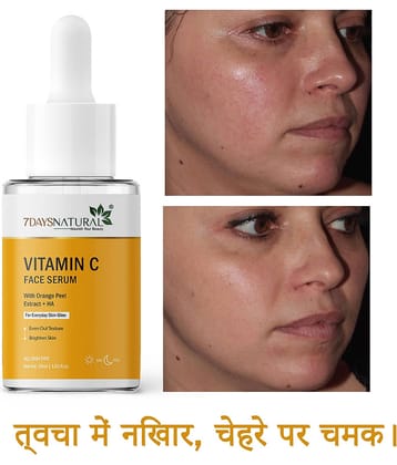 7DAYSNATURAL Face Serum Vitamin C Maintians Skin Complexion For All Skin Type ( Pack of 1 )