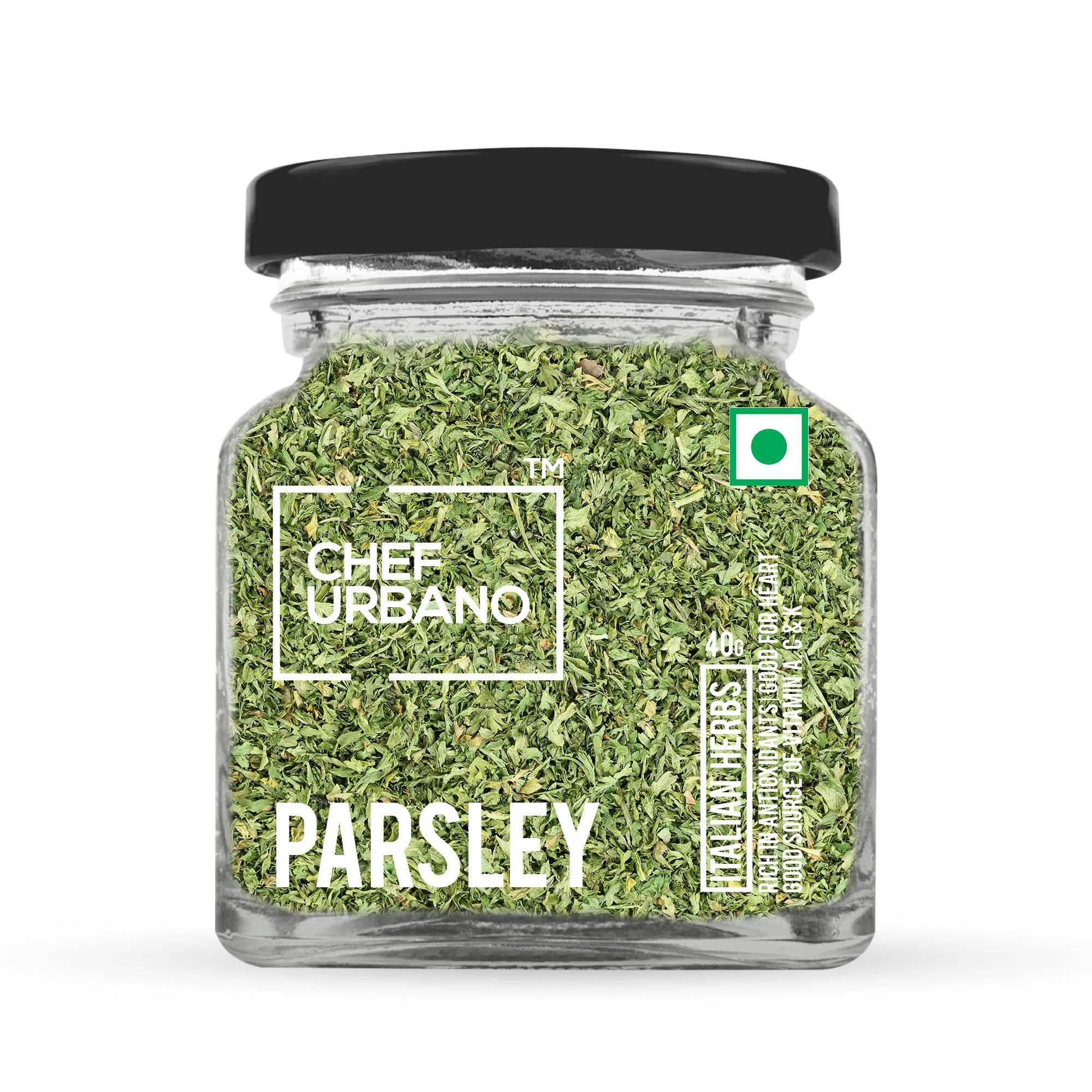 Chef Urbano Herbs Parsley Bottle 40 Gms (MRP: Rs. 160/-)