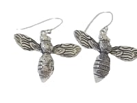 Handcrafted Spiral Brass Earrings - Elegant Silver-Plated Design, Allergy-Free, Unique Gift for Her