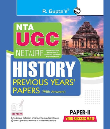 NTA-UGC-NET/JRF : HISTORY (PAPER-II) Previous Years' Papers (With Answers)