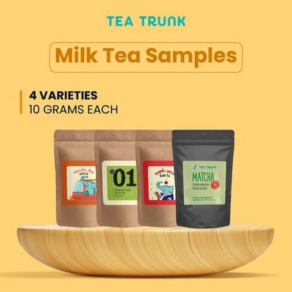 Milk Tea Samples-4 X 10gms Loose Tea Packs