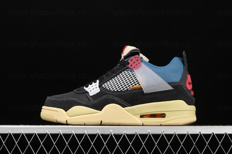 Union LA x Air Jordan 4 AJ4 Retro - Off Noir-Euro 41