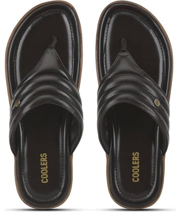 Liberty - Brown Men's Leather Slipper