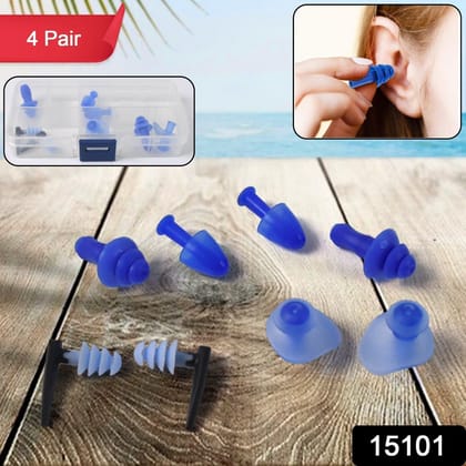 Safety Ultra Soft Foam Ear Plugs Reusable Ear Plugs for Sleeping, Travel (4 Pair)