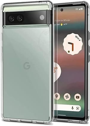 PLUGTECH TPU Ultra Hybrid Clear Camera Protection Back Cover Case for Google Pixel 6A