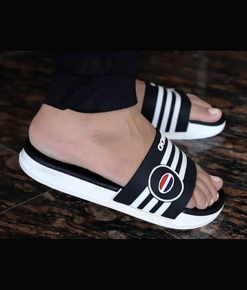 Aadi Black Men's Slide Flip Flop